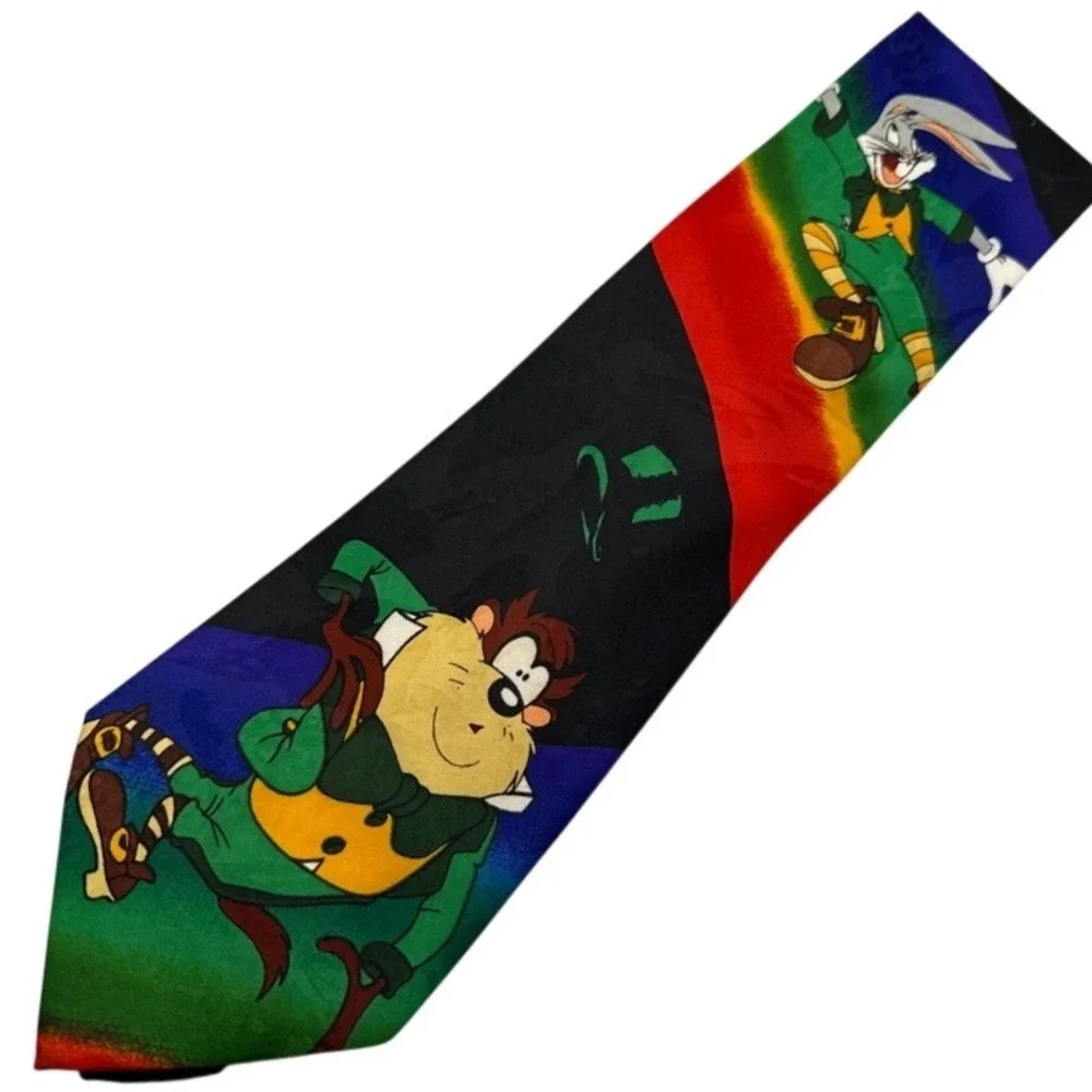 VTG Lot of‎ 5 Looney Tunes Mania Ties 1996 Warner Bros.  58